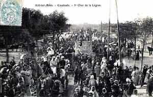 Sidi-bel-abbes- Cavalcade depart Legion au Tonkin -12